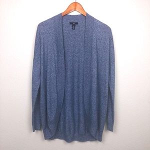 Gap Factory Knit Cardigan | Womens S | Heather Blue | Tunic Length